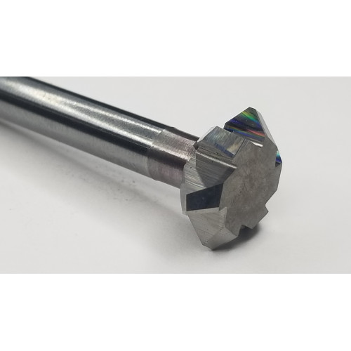 Picatinny Attachment Cutters 6FLT 5/8 Dia x 1/4 SHK x 3-1/4 OAL